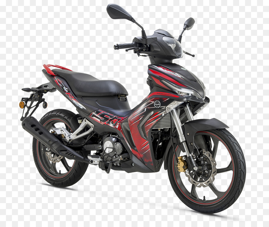 Sepeda Motor Merah，Roda PNG