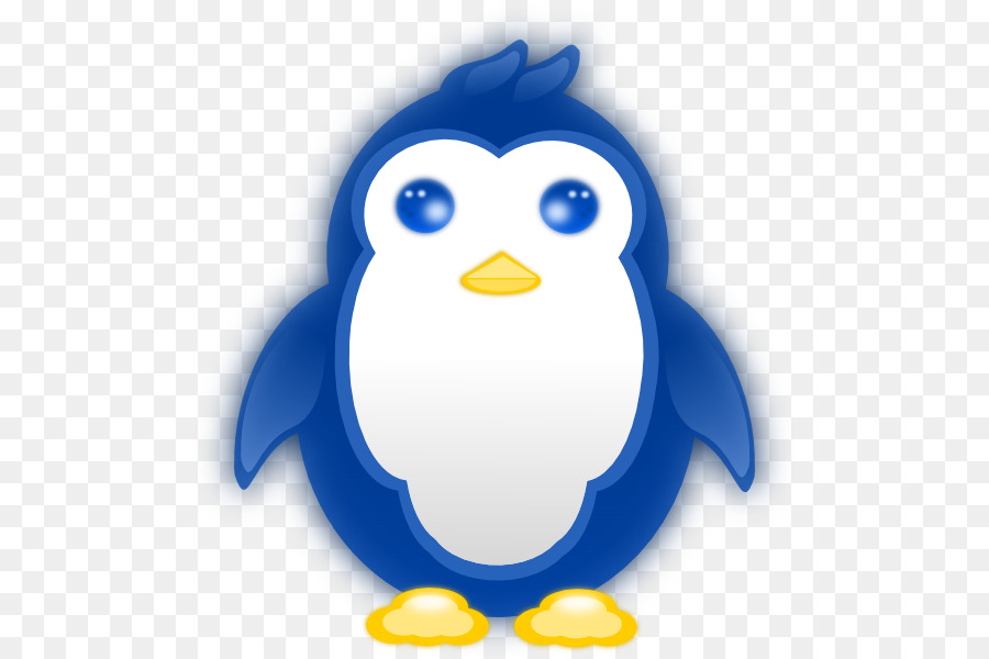 Penguin，Biru PNG