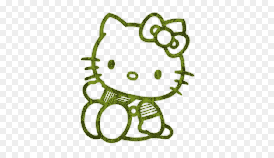 Hello Kitty Kuning，Kartun PNG