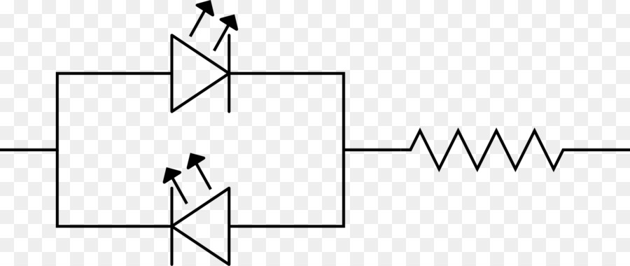 Sirkuit Led，Diagram PNG