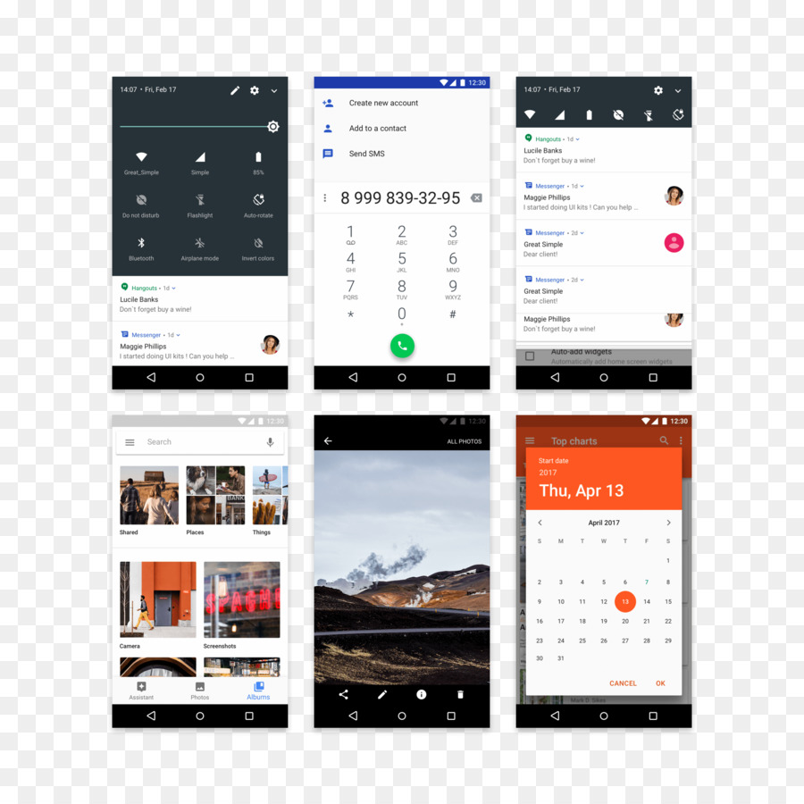 Android，Desain Antarmuka Pengguna PNG