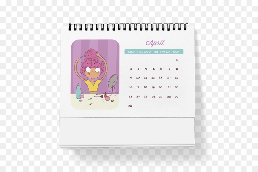 Kalender，April PNG