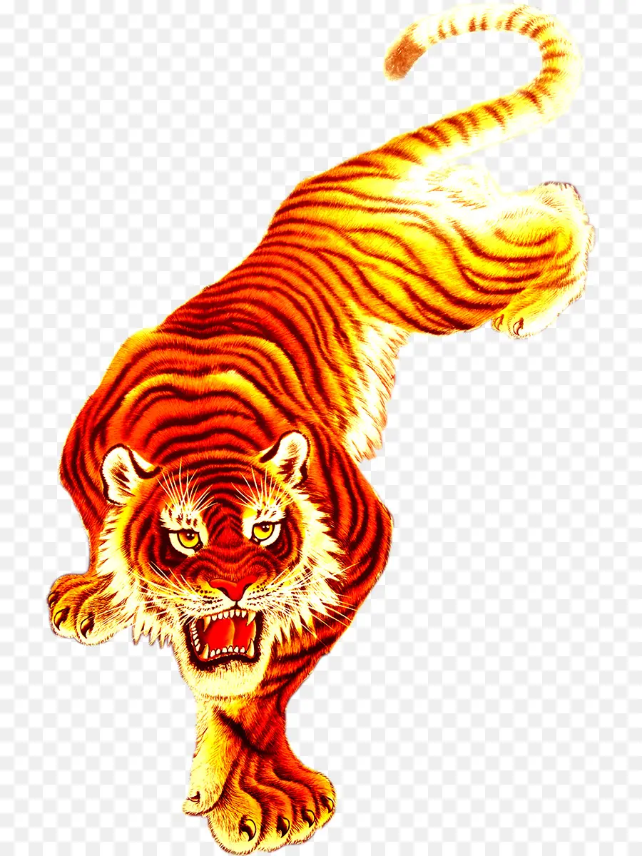 Harimau，Api PNG