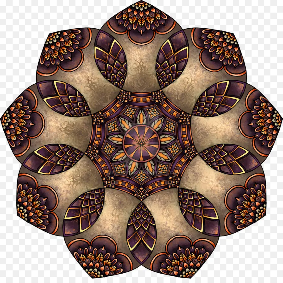 Pola Kaleidoskop，Berwarna Warni PNG