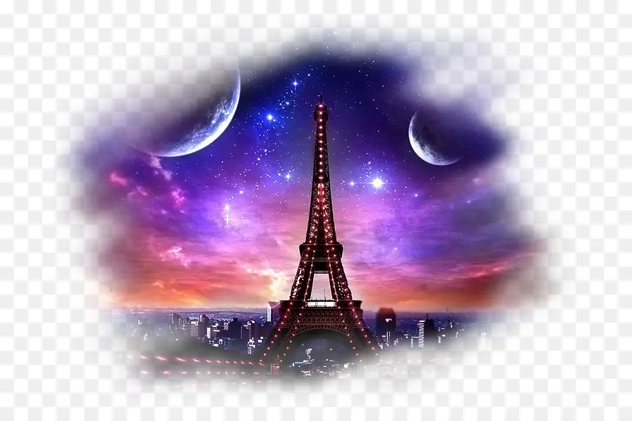 Menara Eiffel，Paris PNG