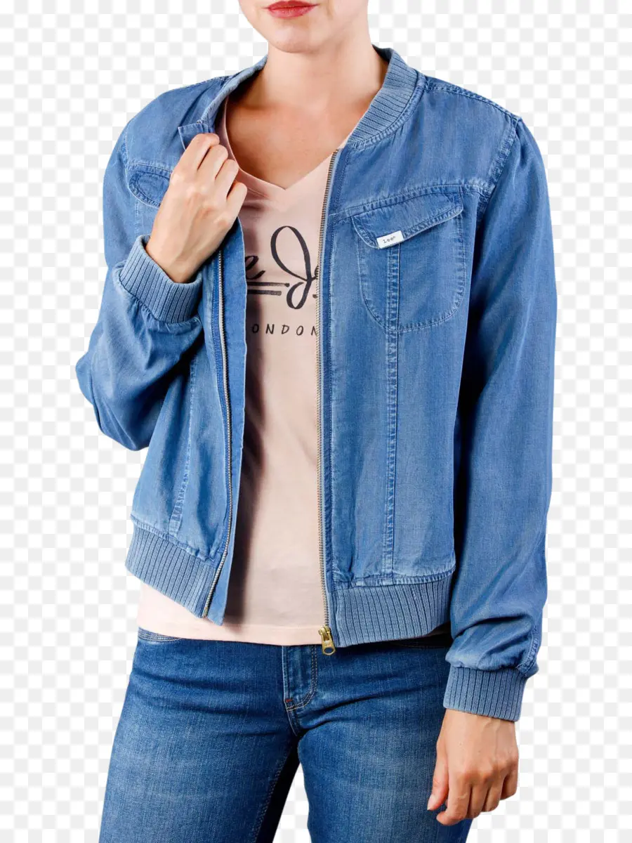 Jaket Denim，Wanita PNG