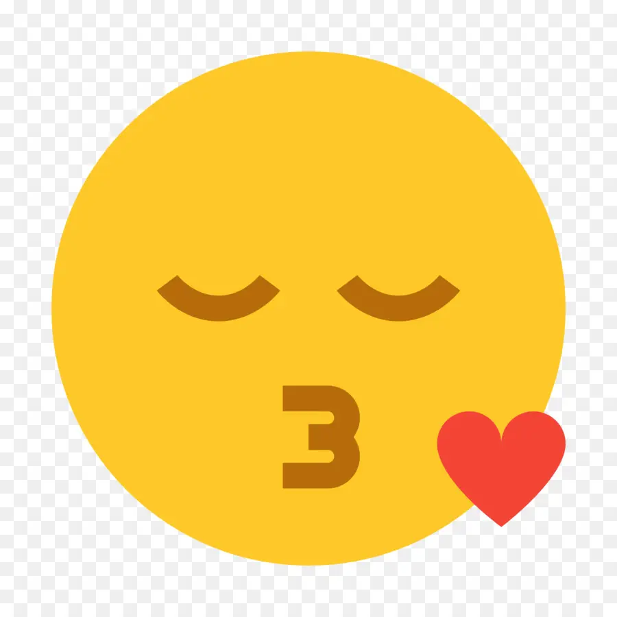 Emoji Mencium，Jantung PNG