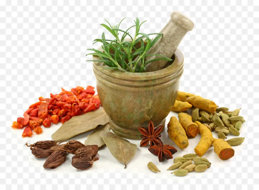 Mortar Dan Alu，Herbal PNG