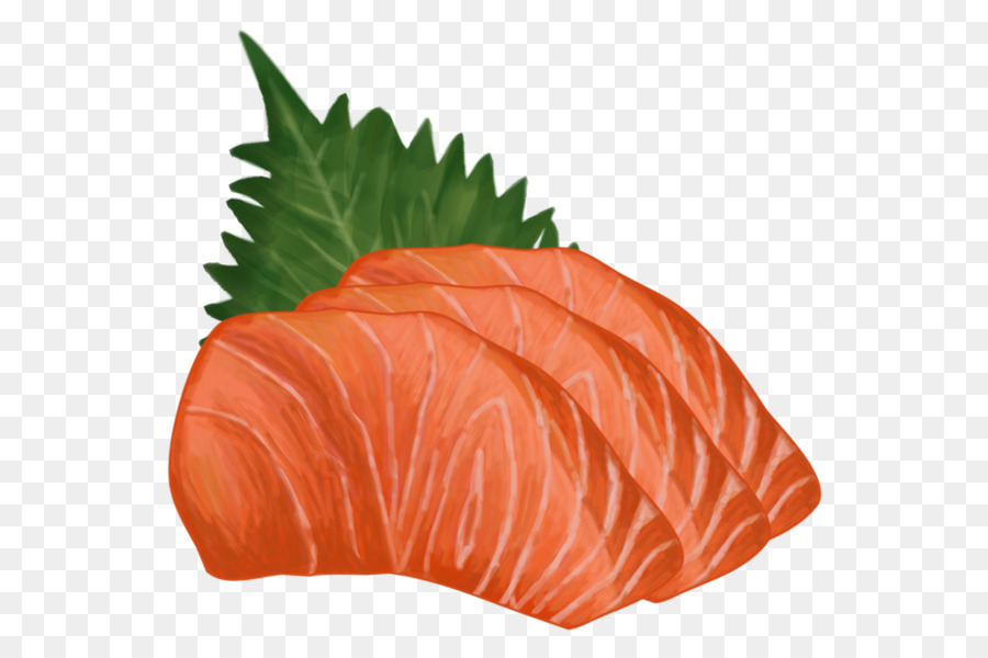 Salmon Sashimi，Sushi PNG