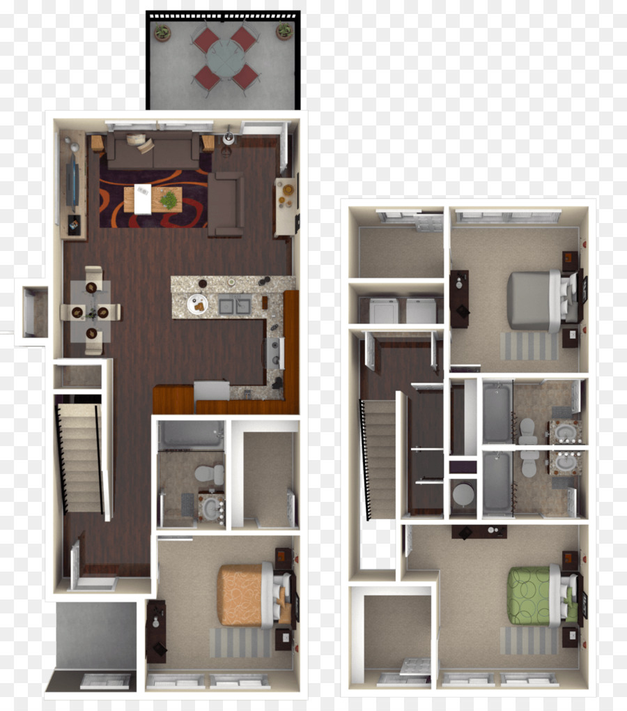  Denah  Rumah Apartemen  gambar  png