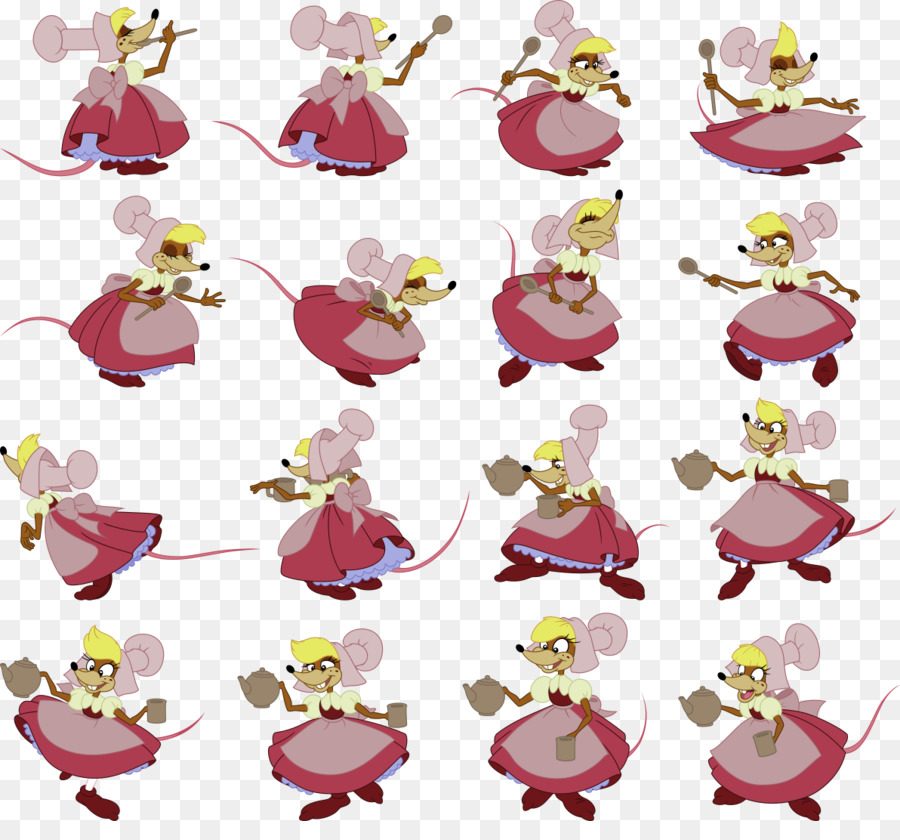 Ms Fieldmouse，Thumbelina PNG