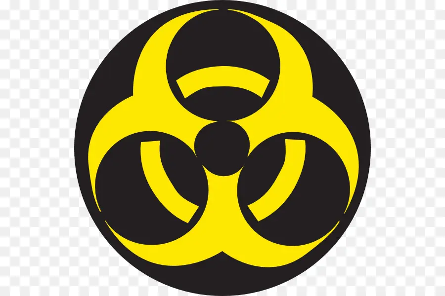 Simbol Biohazard，Kuning PNG