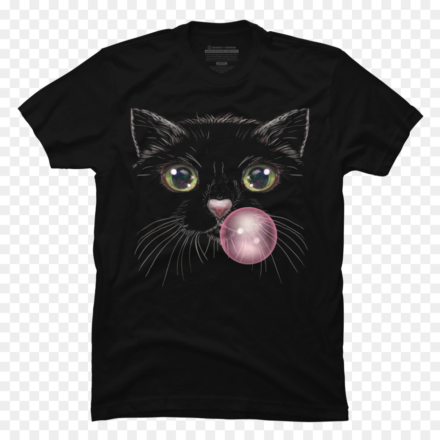 Tshirt，Kucing Hitam PNG