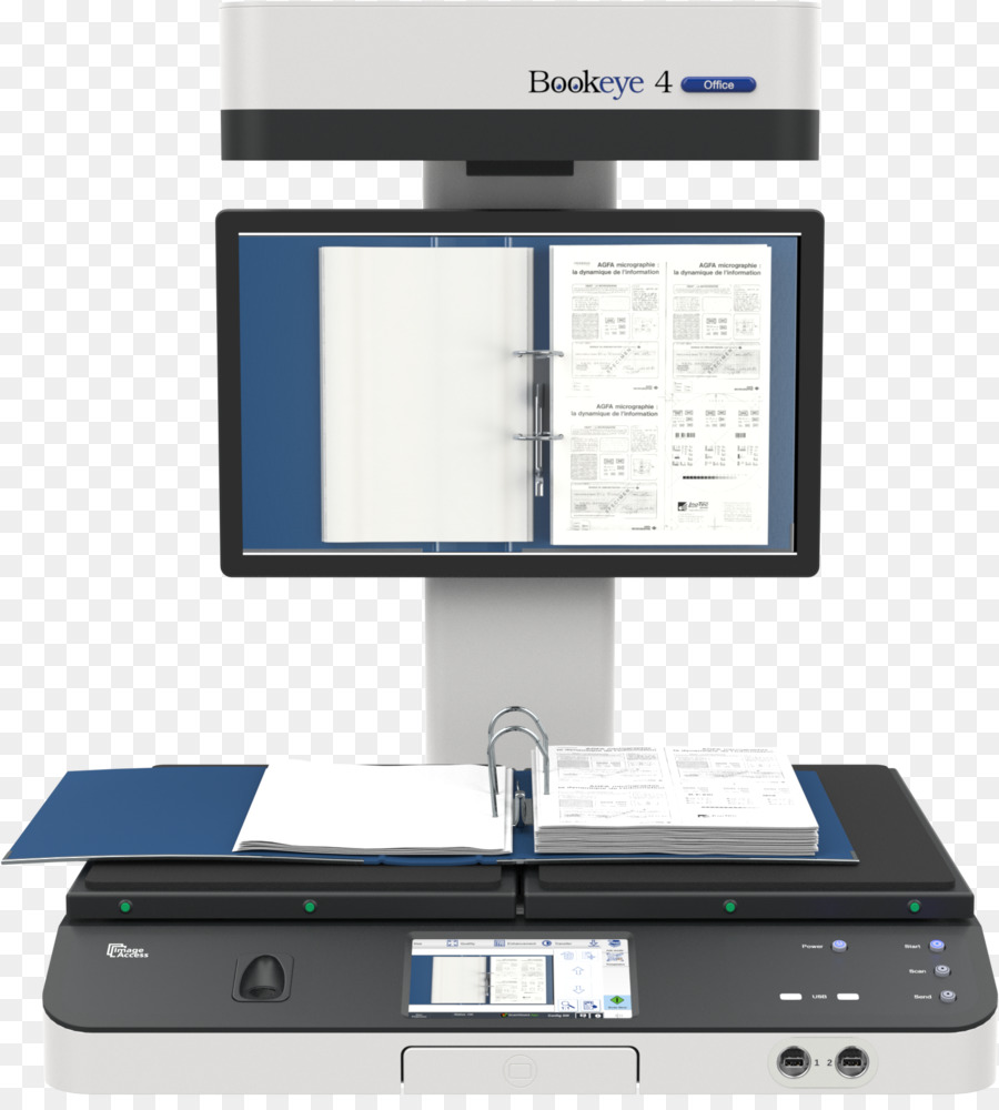 Monitor Komputer，Pemindaian Buku PNG