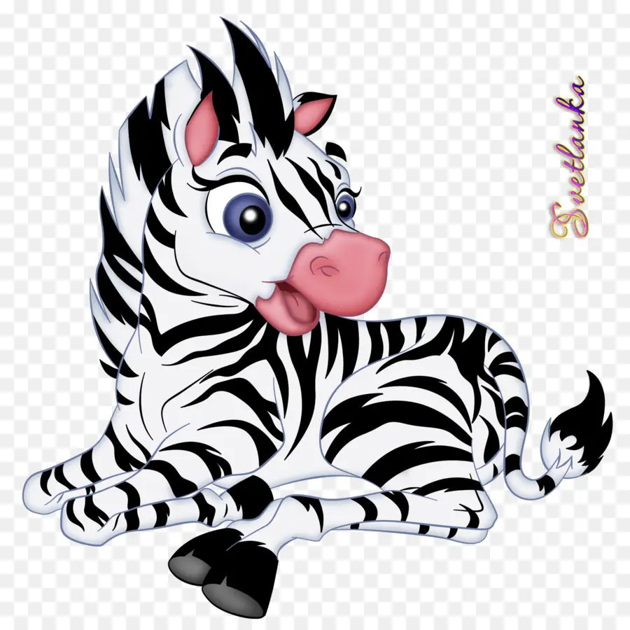 Kartun Zebra，Hewan PNG