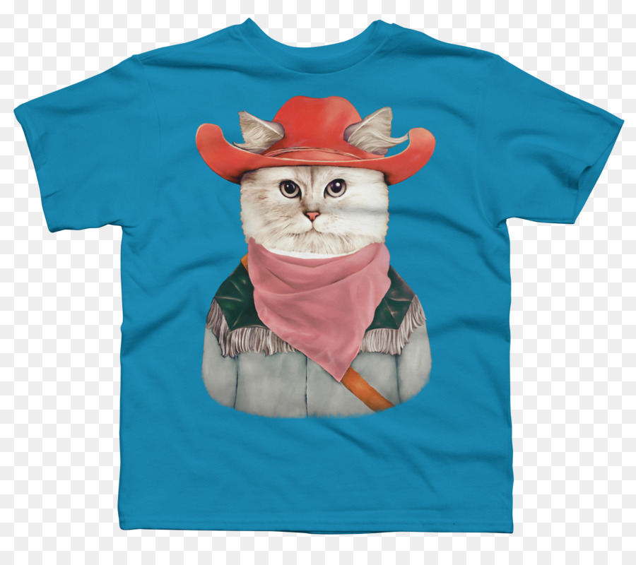 Tshirt, Kucing, Lukisan gambar png