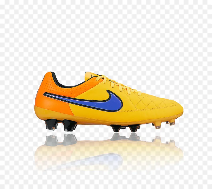 Cleat Sepak Bola Hitam，Sepatu PNG