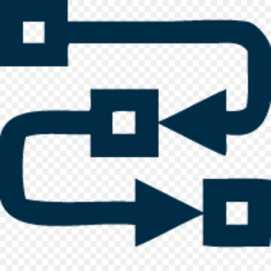 Ikon Diagram Alur，Panah PNG