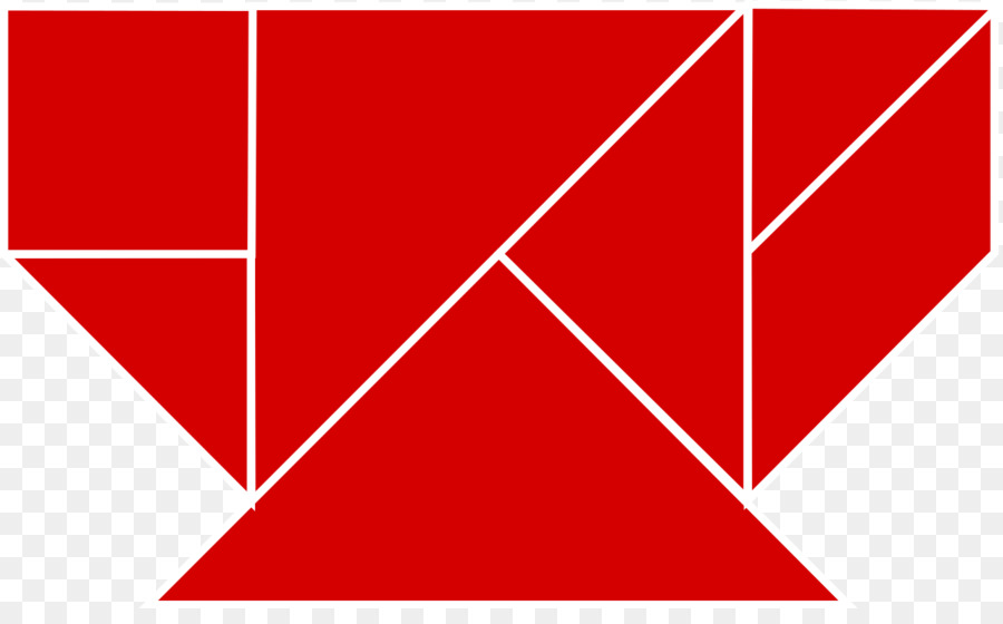 Ikan Merah，Tangram PNG