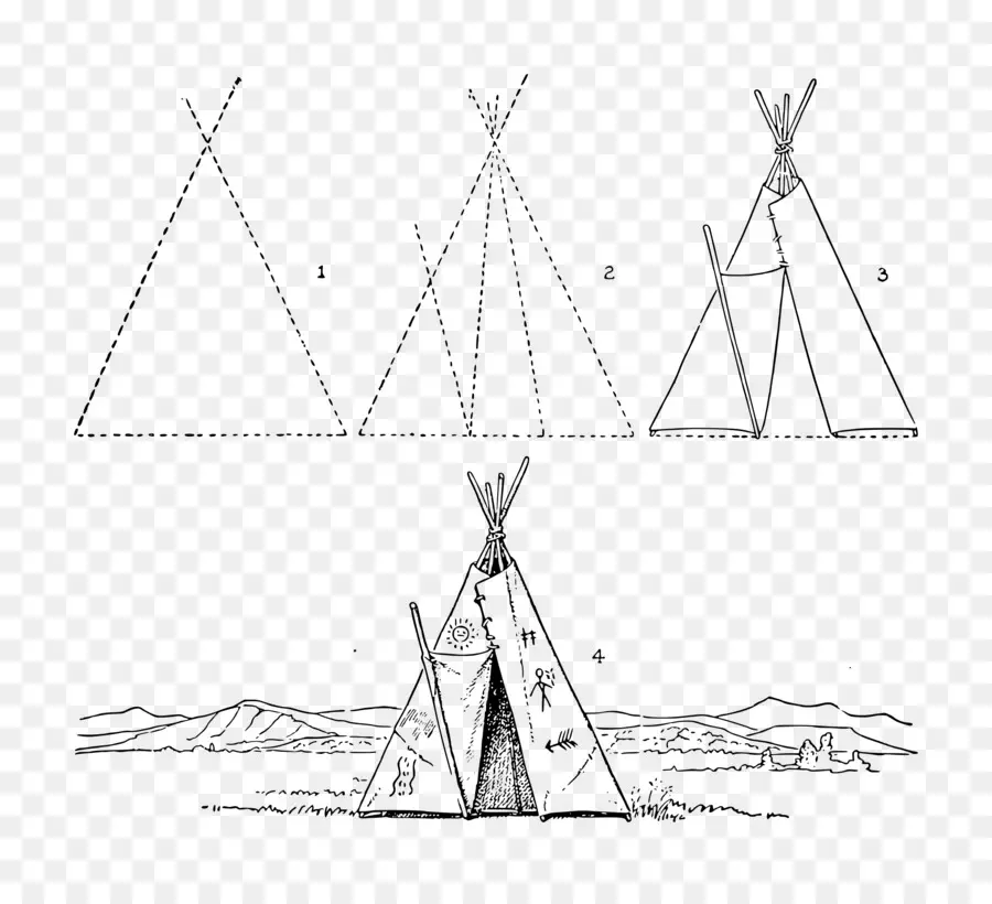 Konstruksi Teepee，Tenda PNG