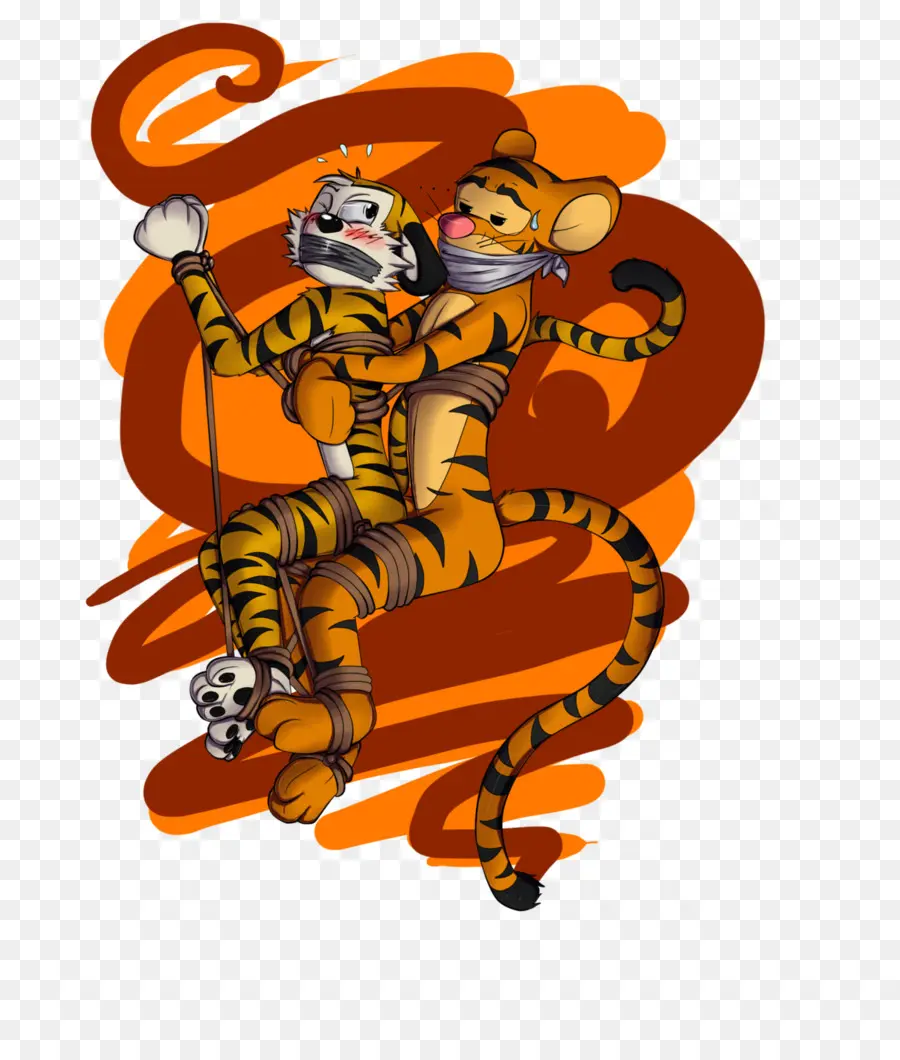 Harimau，Kartun PNG