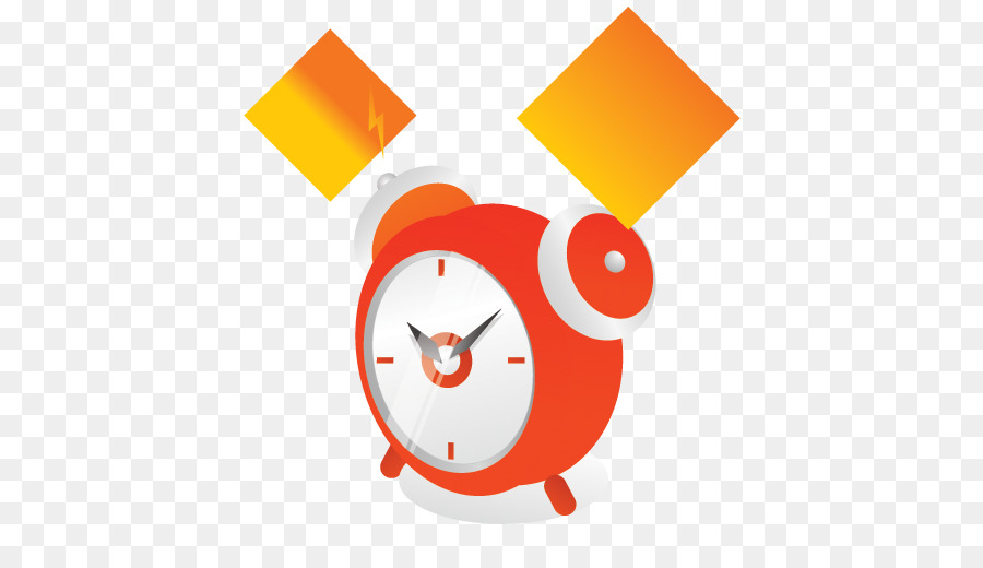 Jam Alarm，Oranye PNG