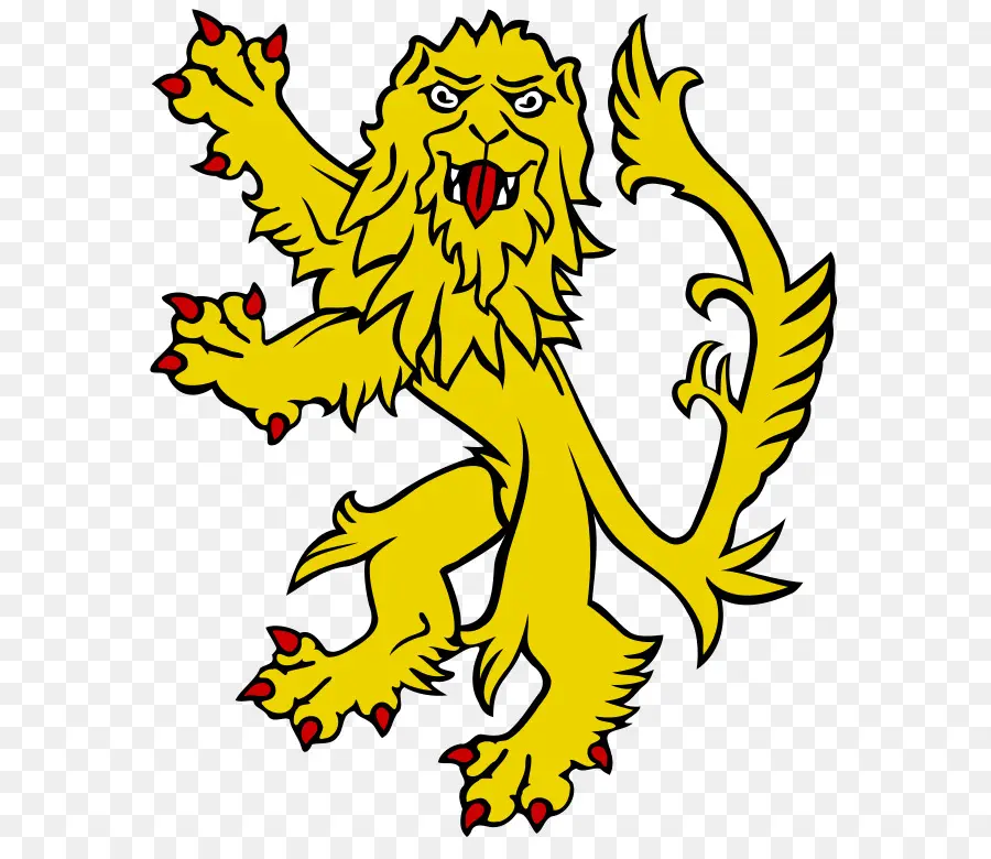 Singa，Royal Banner Skotlandia PNG