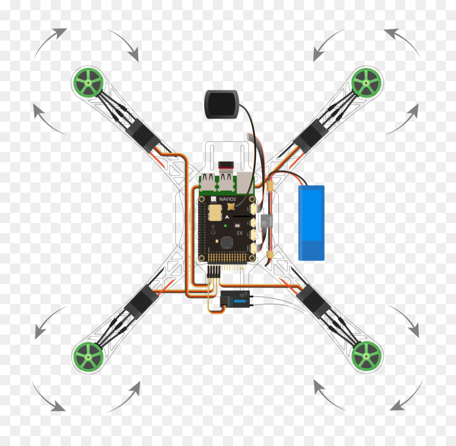 Diagram Drone，Quadcopter PNG