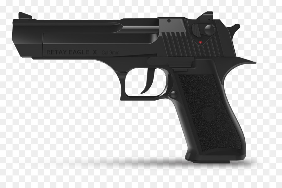 Pistol Hitam，Senjata Api PNG