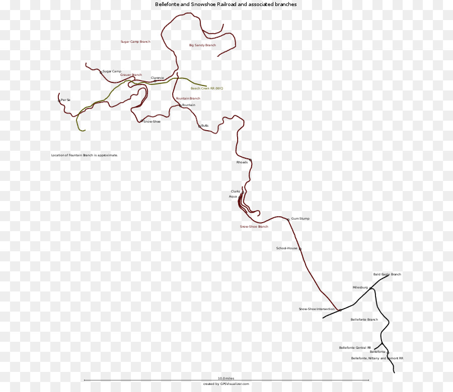 Bellefonte，Pennsylvania Railroad PNG