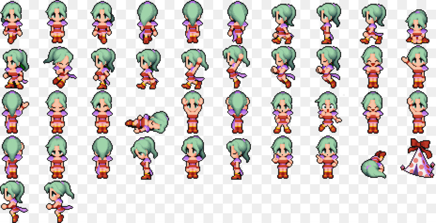 Karakter Piksel，Sprite PNG