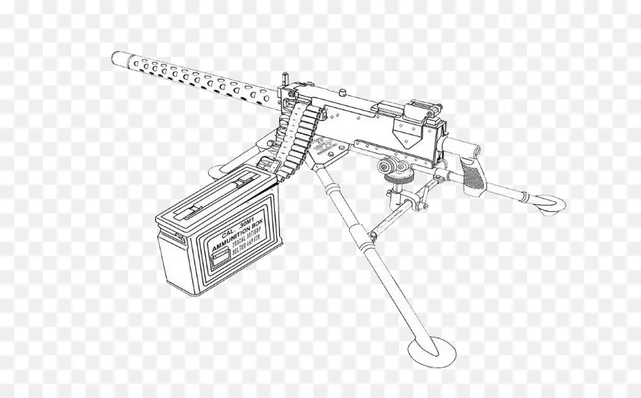 Senapan Mesin，Pistol PNG