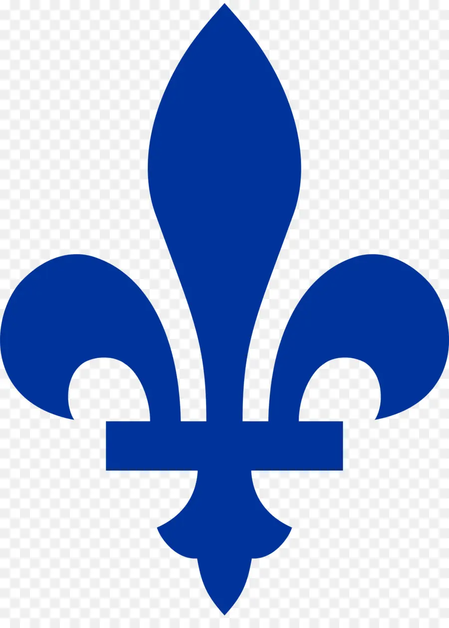 Fleur De Lis，Biru PNG