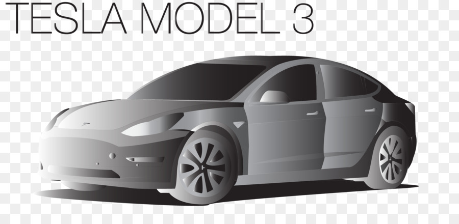 Tesla Model 3，Ban PNG