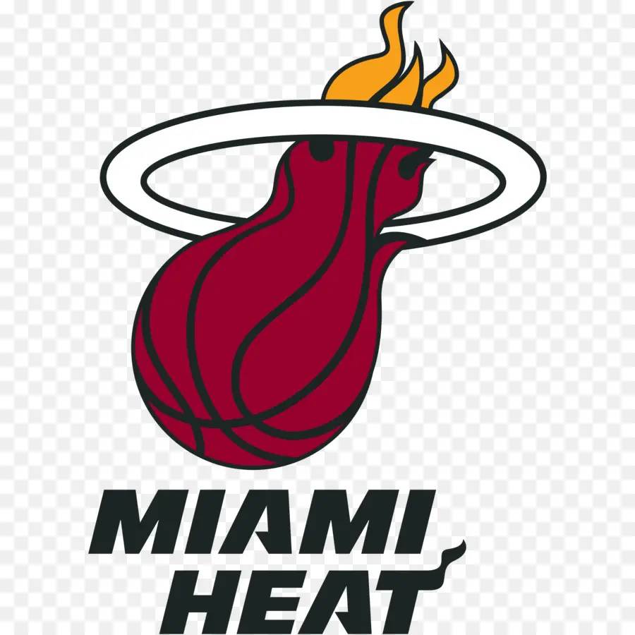 Logo Miami Panas，Bola Basket PNG