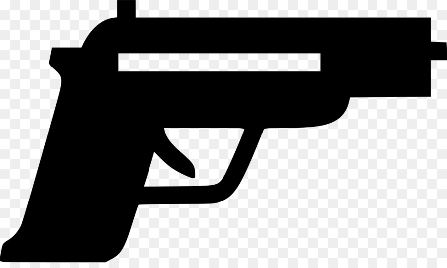 Pistol Hitam Putih，Pistol PNG