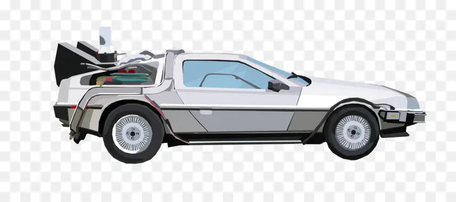 Mobil Delorean，Mesin Waktu PNG