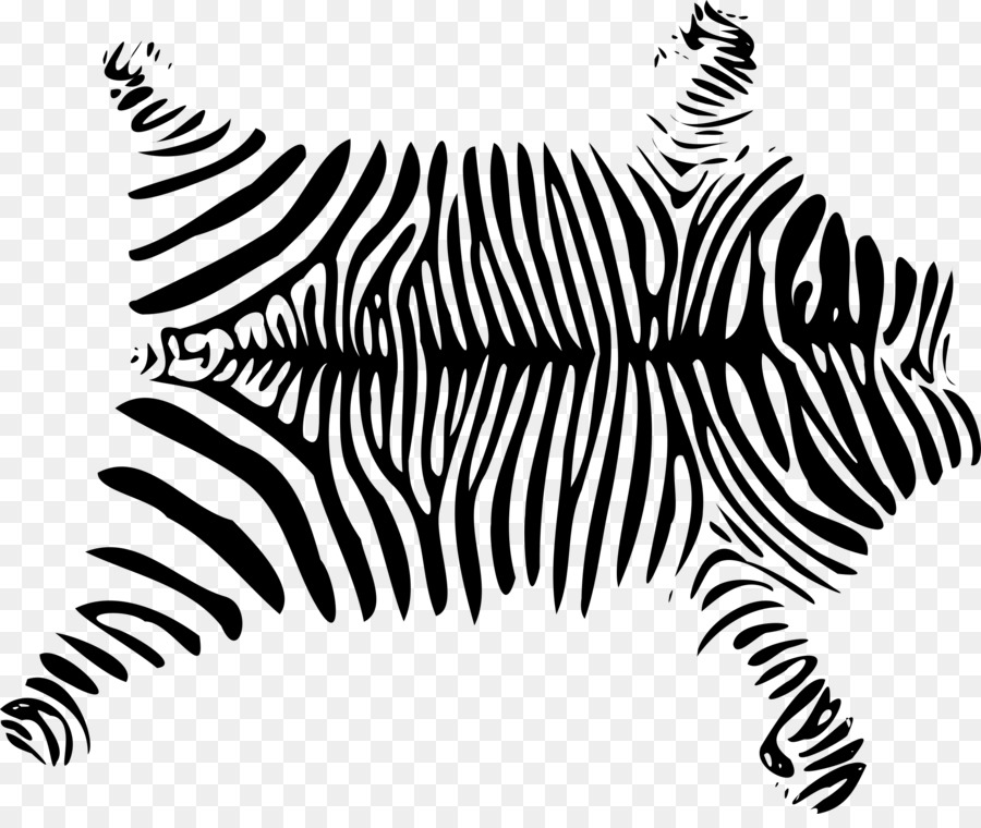 Garis Zebra，Hitam Dan Putih PNG