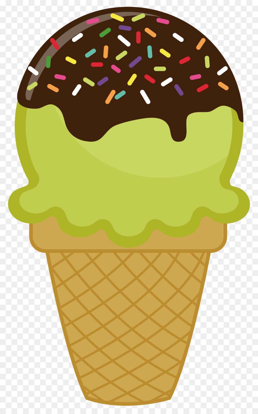 Es Krim，Kerucut PNG