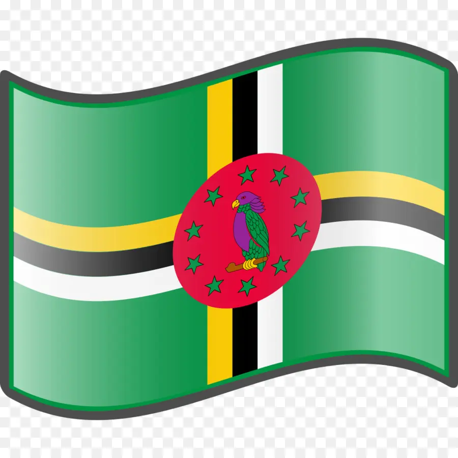 Bendera Dominika，Hijau PNG