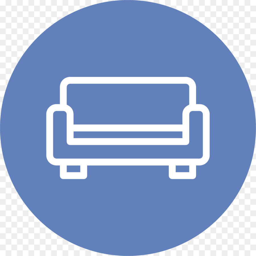 Sofa，Biru PNG