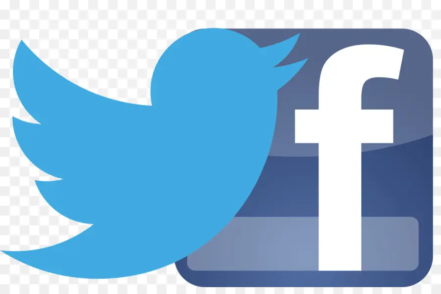 Twitter Dan Facebook，Media Sosial PNG