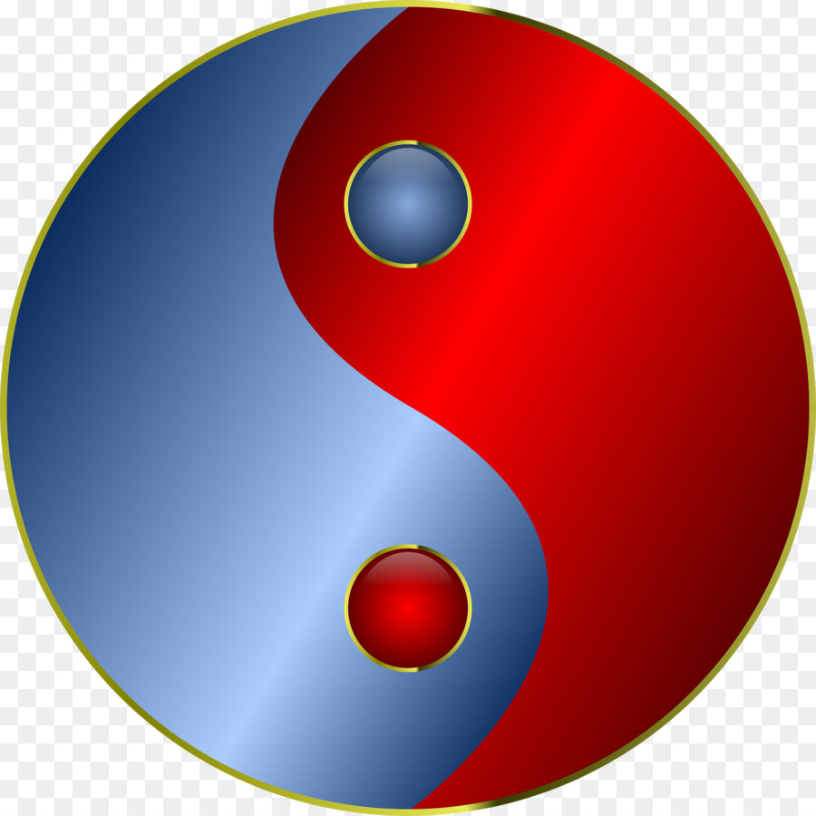 Simbol Yin Yang，Keseimbangan PNG