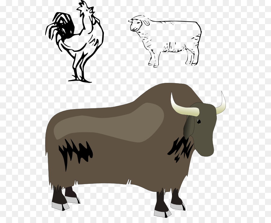 Domestik Yak，Bison PNG