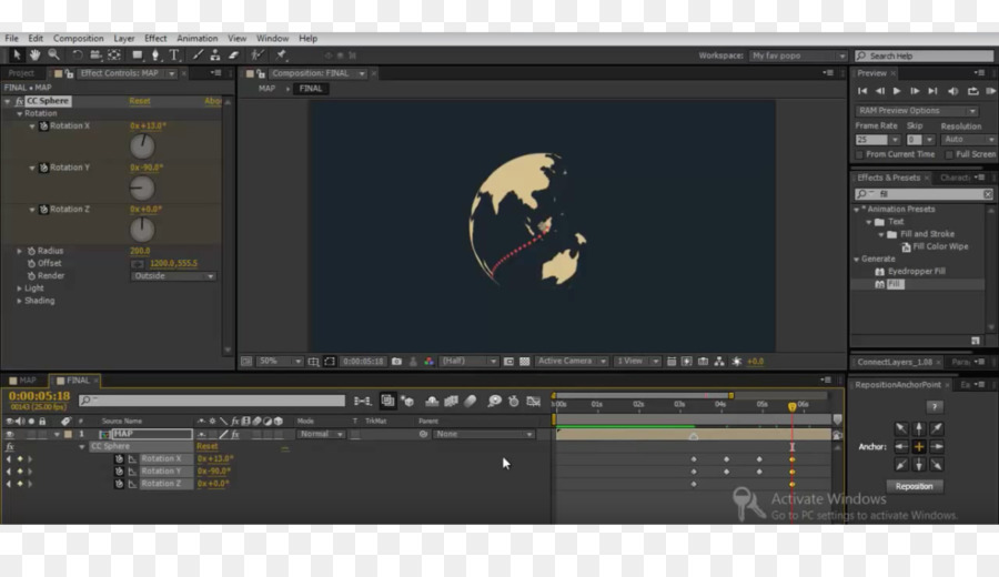 Adobe After Effects，Animasi PNG