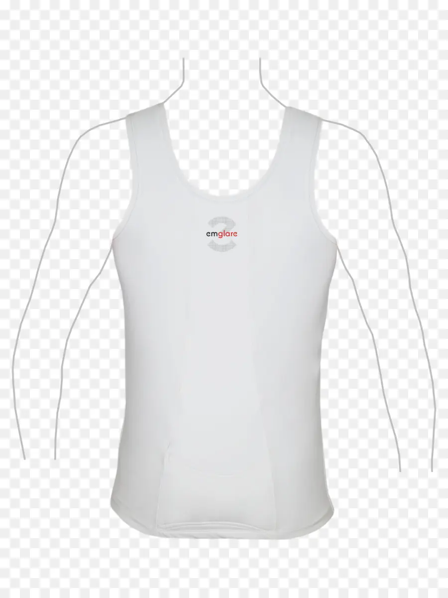 Tank Top Putih，Kemeja PNG