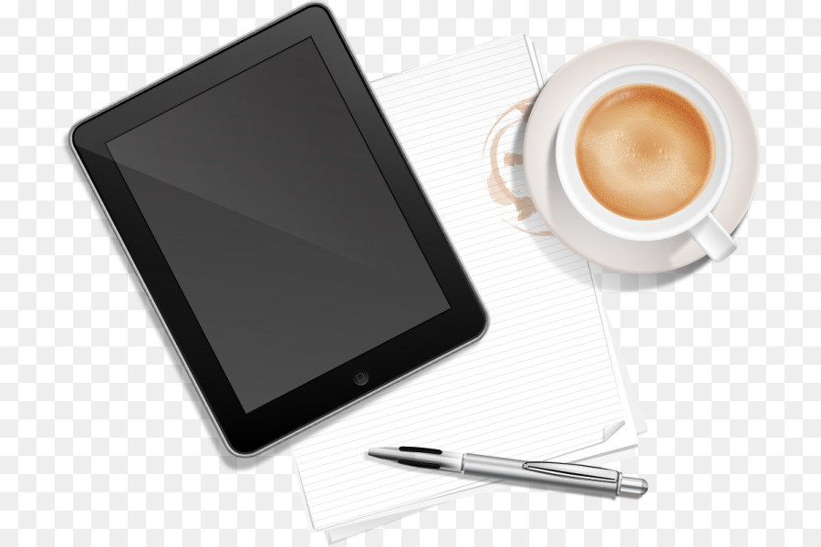 Tablet Dan Kopi，Buku Catatan PNG