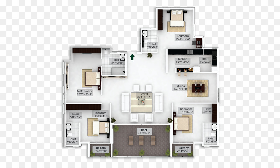 Properti Northernsky，Rencana Denah PNG