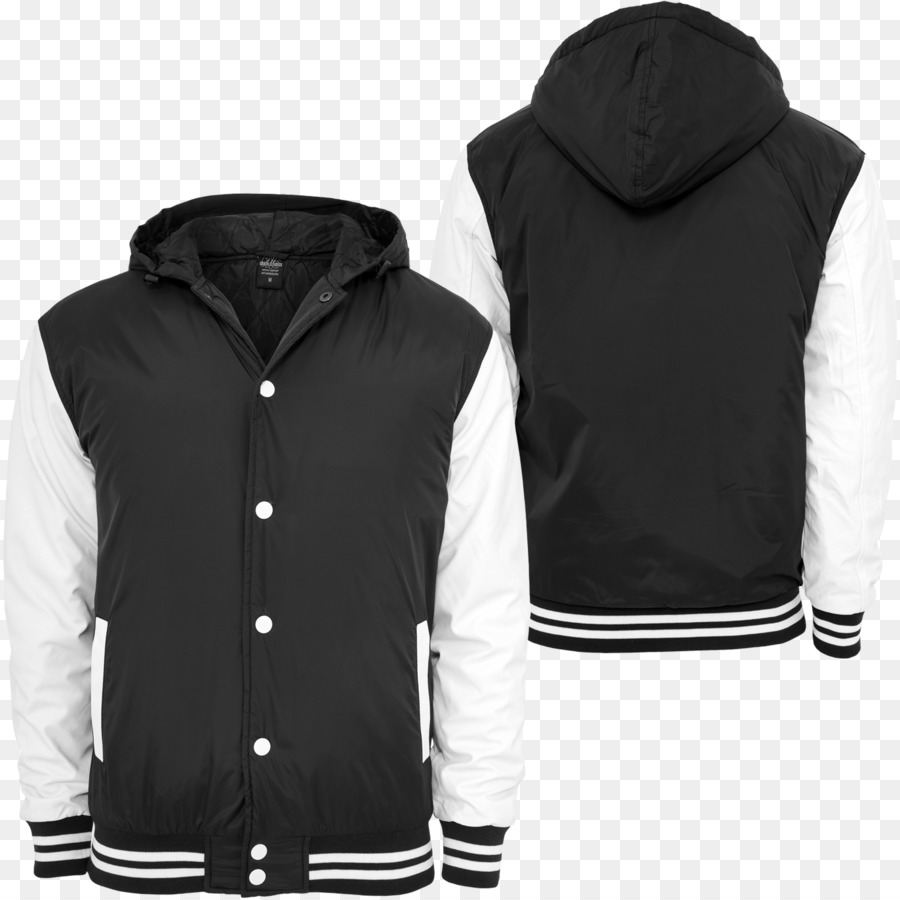 Jaket Hitam Putih，Hoodie PNG