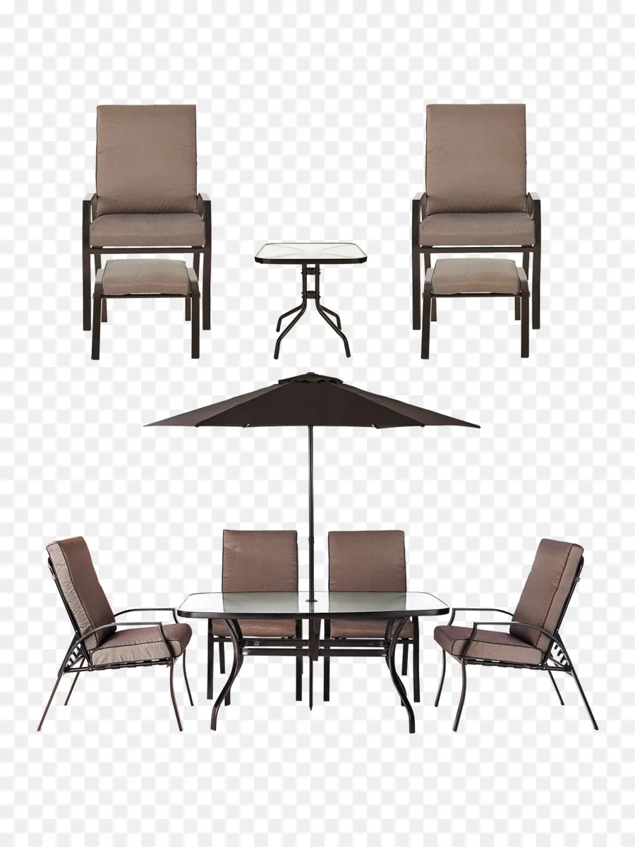 Set Furnitur Luar Ruangan，Kursi PNG